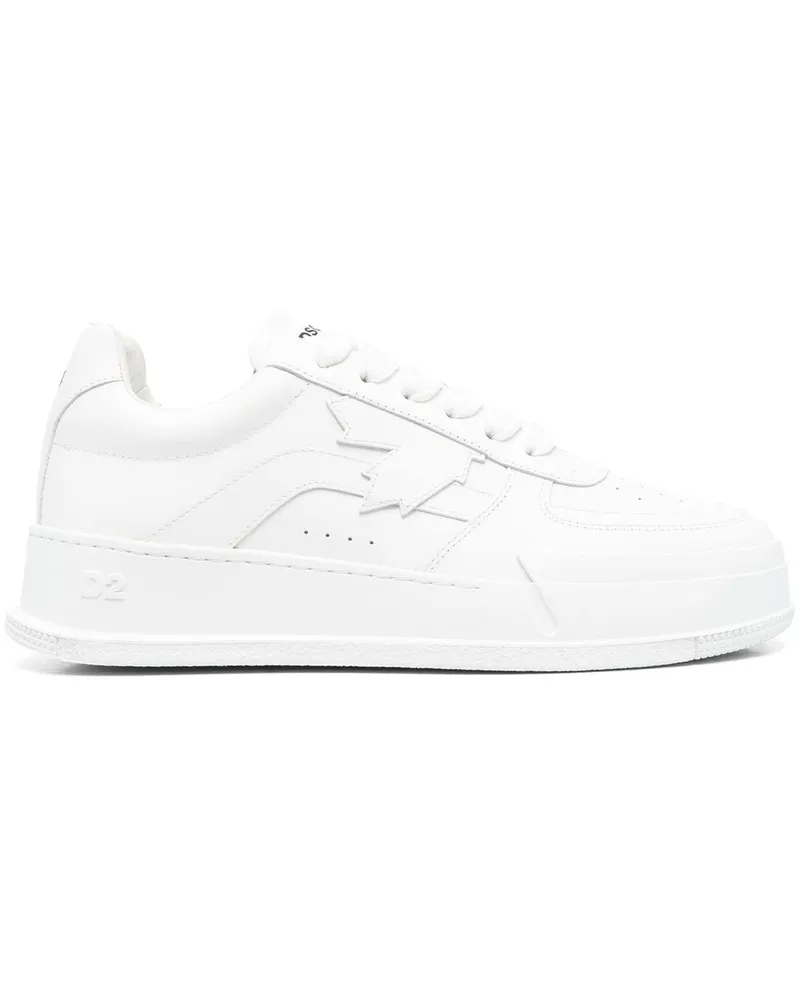 Dsquared2 Sneakers mit Logo-Print - Weiß Weiß