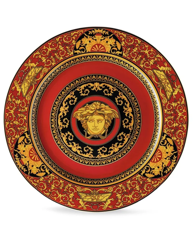 Versace Medusa Teller Rot