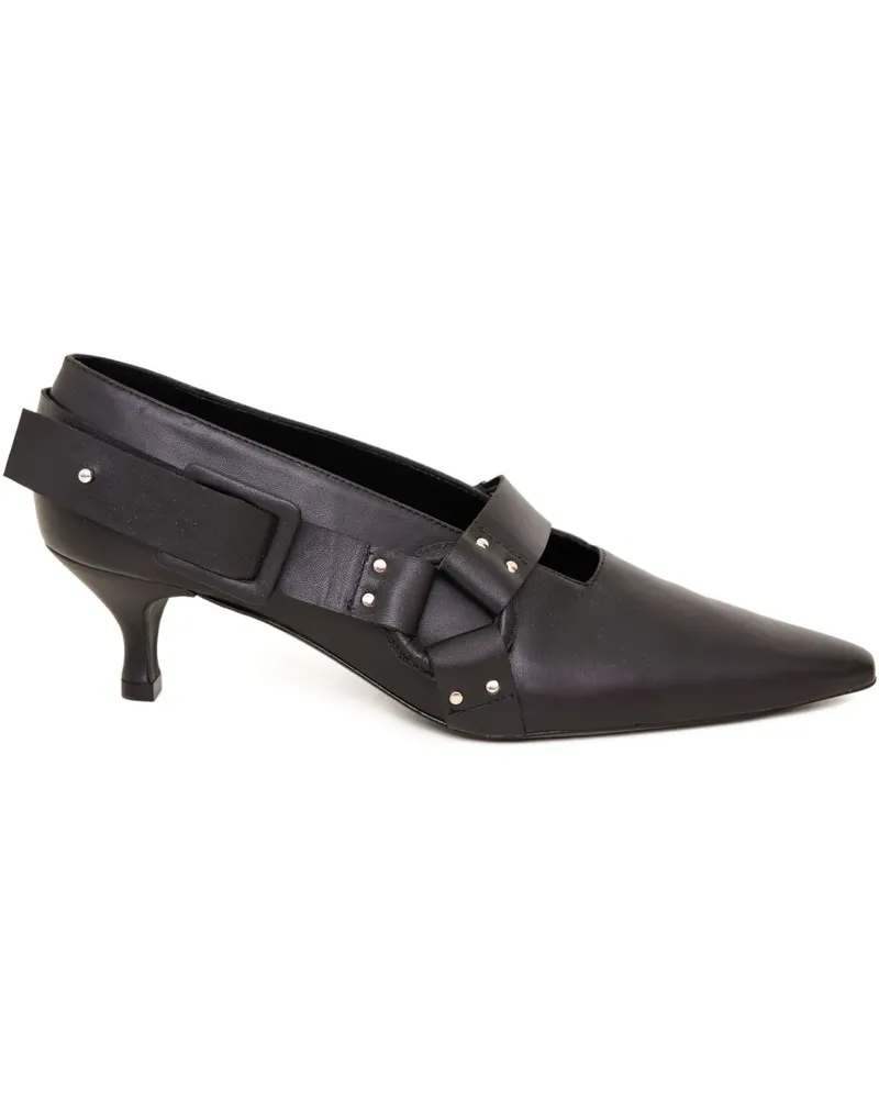 Gloria Coelho Pumps mit Schnalle - Schwarz Schwarz