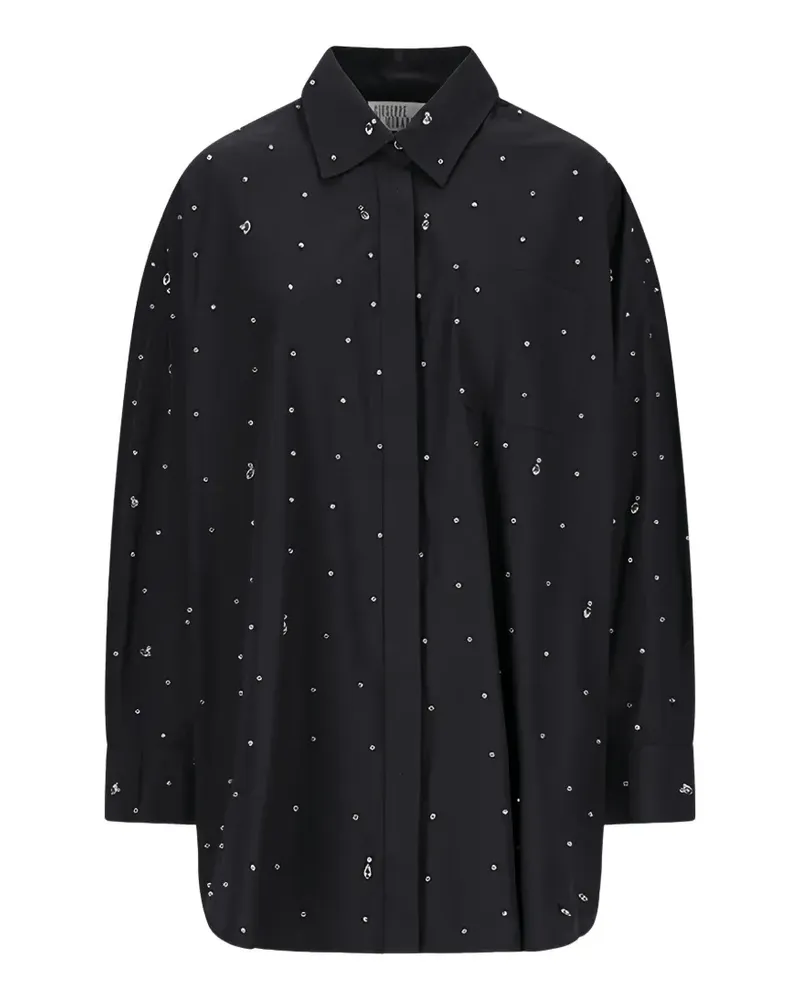 Giuseppe di Morabito Verziertes Hemd - Schwarz Schwarz
