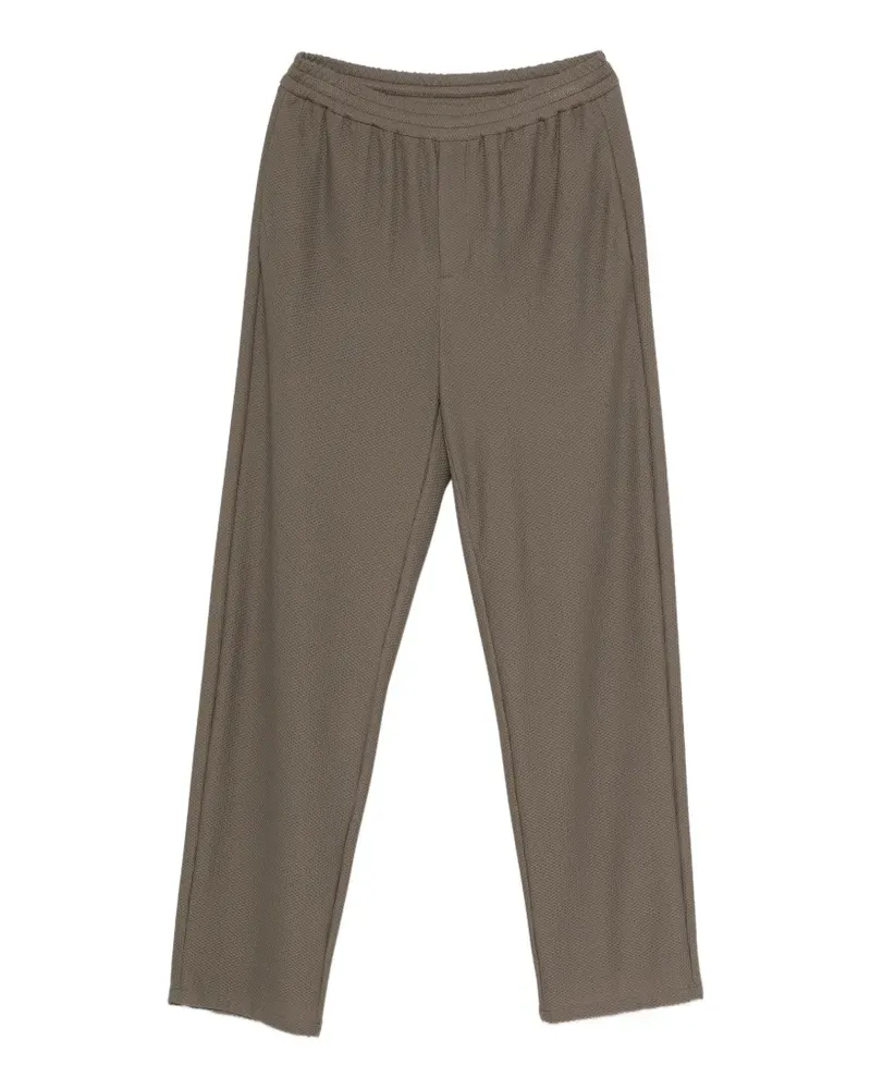 Giorgio Armani Strukturierte Hose mit Stretchbund - Grün Grün