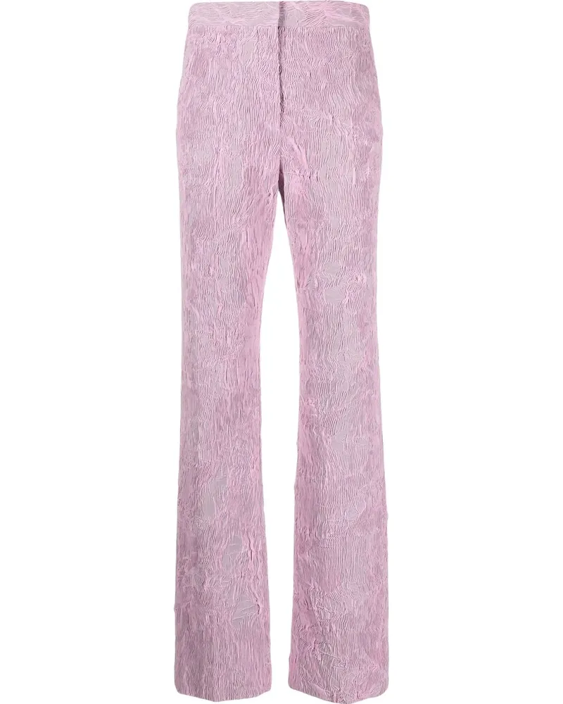 KRIZIA Weite Hose mit texturiertem Finish - Rosa Rosa