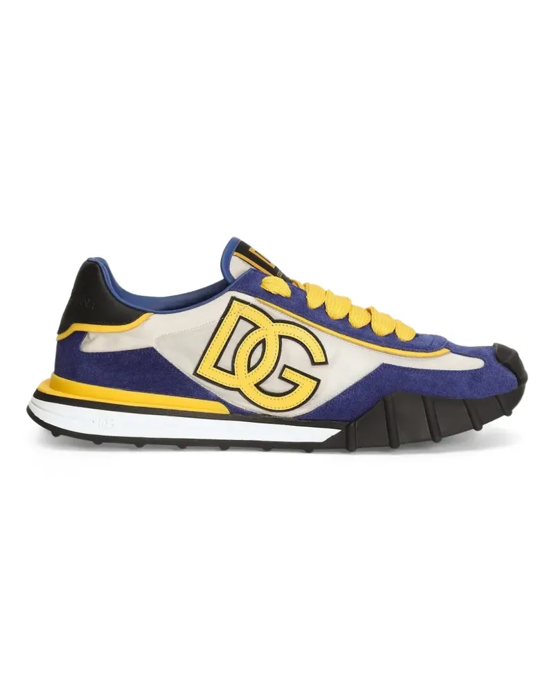 Dolce & Gabbana Sneakers mit Logo-Applikation - Blau Blau