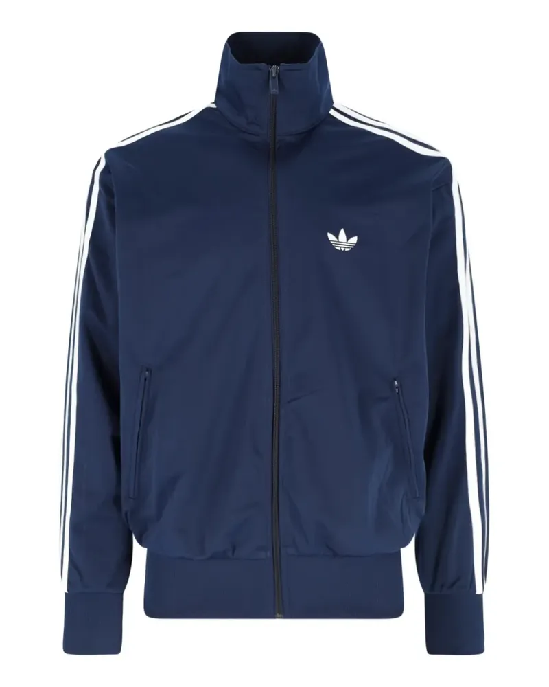 adidas Gestreifte Firebird Sportjacke - Blau Blau