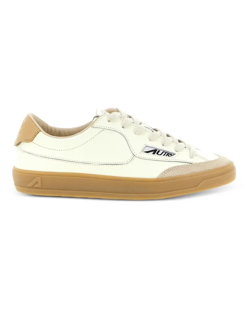 AUTRY Windscape Low leather sneakers - Nude Nude