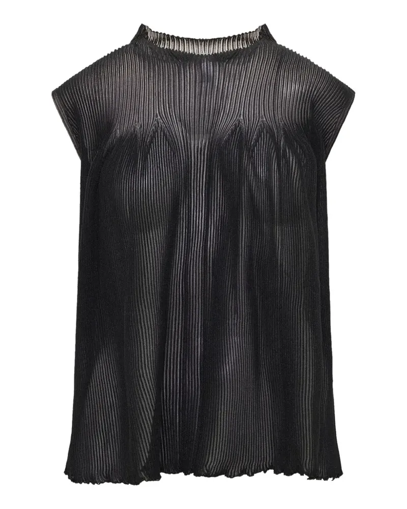 CFCL Hypha Lucent glitter-effect top - Schwarz Schwarz