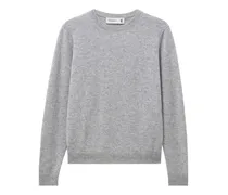 Kaschmirpullover mit Rundhalsausschnitt - Grau