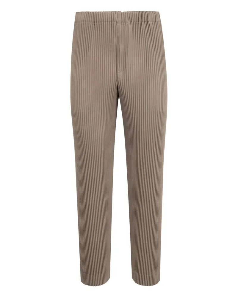 Issey Miyake Klassische Bundfaltenhose - Braun Braun