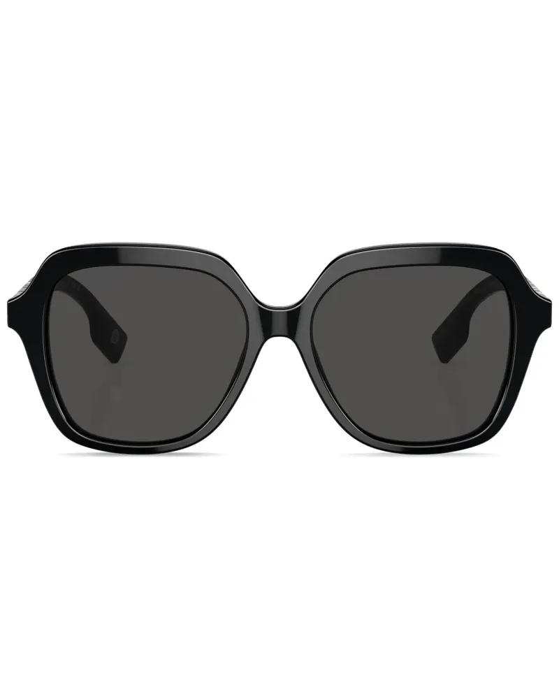 Burberry Sonnenbrille mit Oversized-Gestell - Schwarz Schwarz