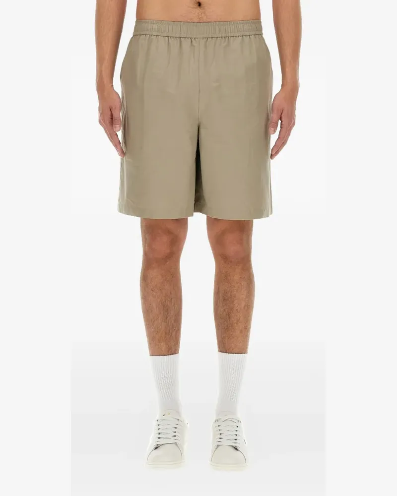 Fred Perry elasticated cotton shorts - Nude Nude