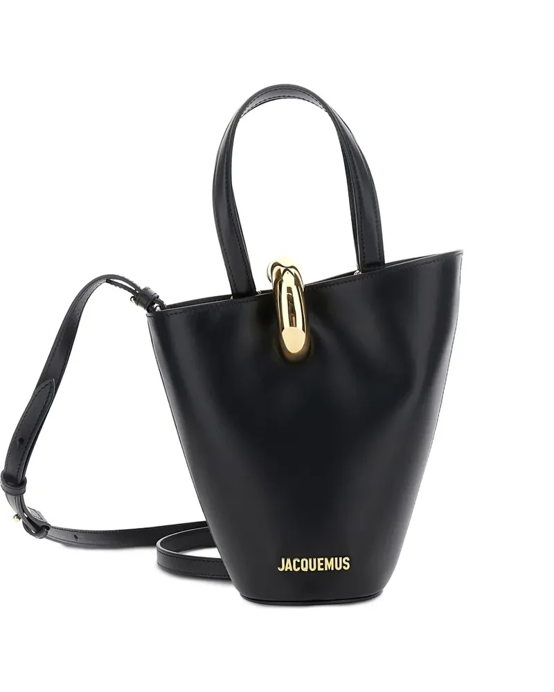 Jacquemus Le Petit Bamboula Beuteltasche mit Ring - Schwarz Schwarz