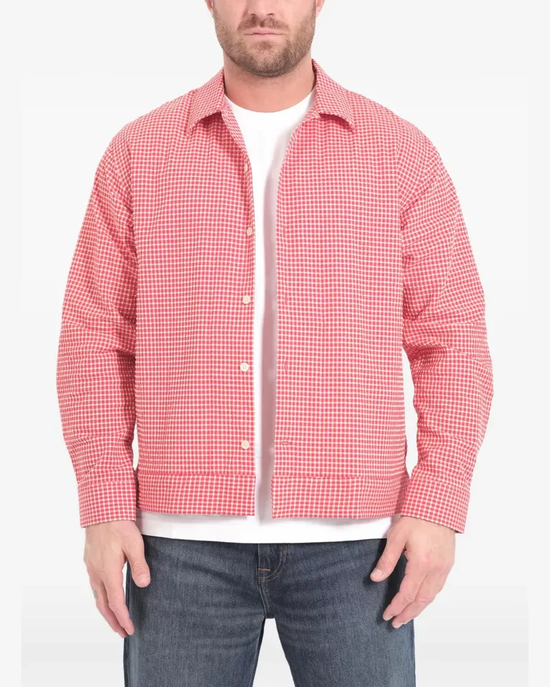 NN 07 Kariertes Reed Hemd - Rot Rot