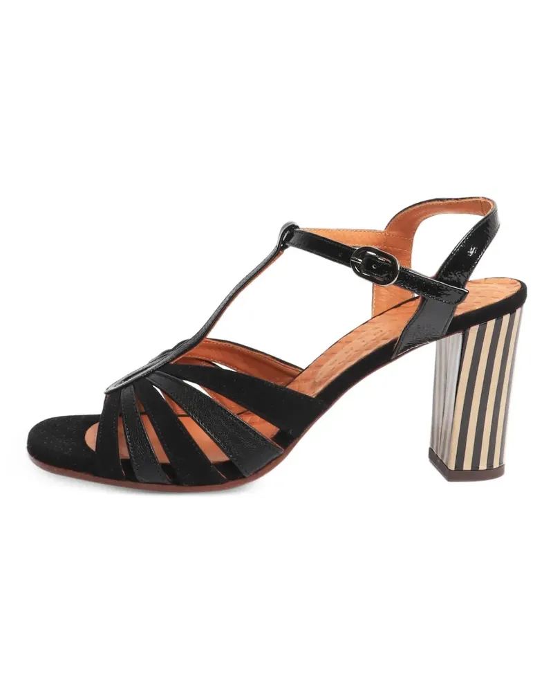 Chie Mihara Sandalen mit T-Riemen - Schwarz Schwarz