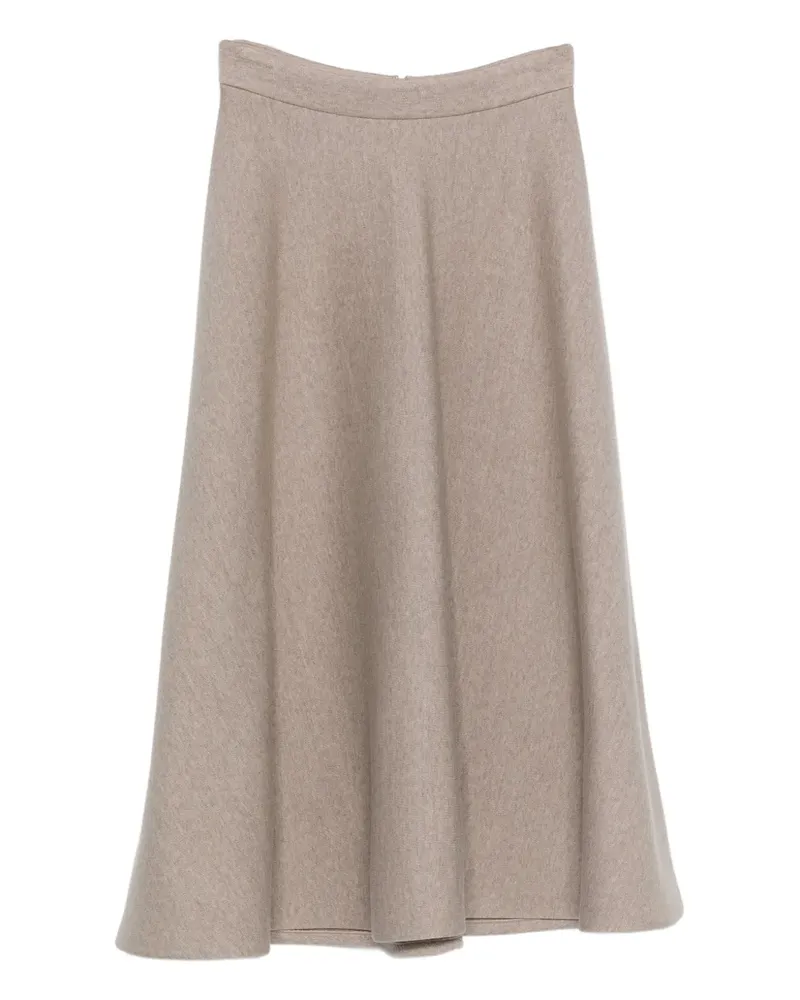 Max Mara A-line midi skirt - Nude Nude