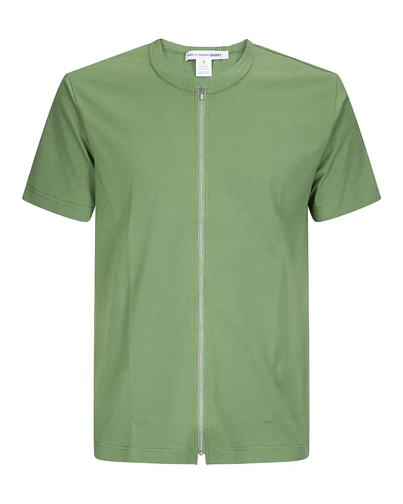 Comme des Garçons zip-up T-shirt - Grün Grün