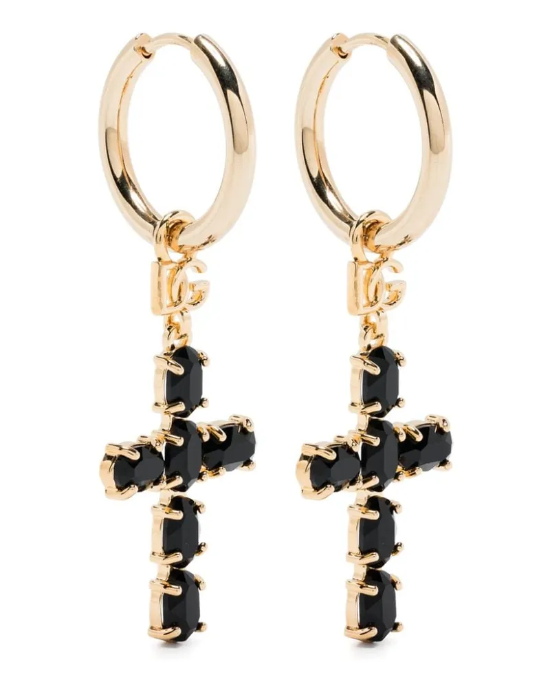 Dolce & Gabbana Hängeohrringe mit Sternanhänger - Gold Gold