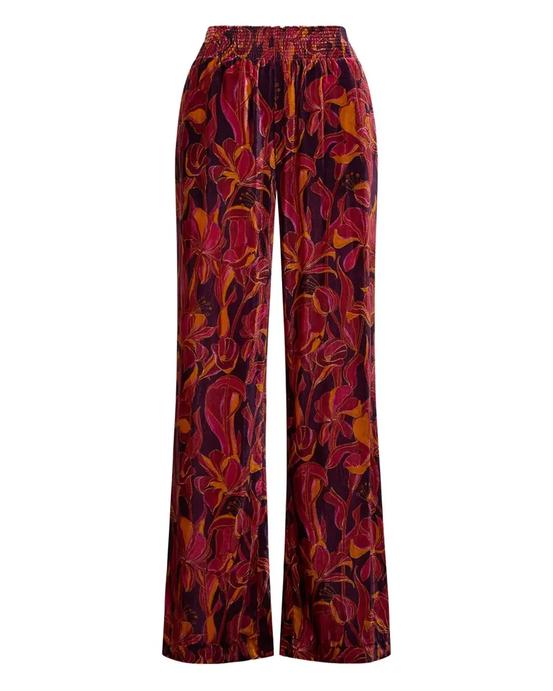 Maliparmi Hose mit Blumenmuster - Rot Rot