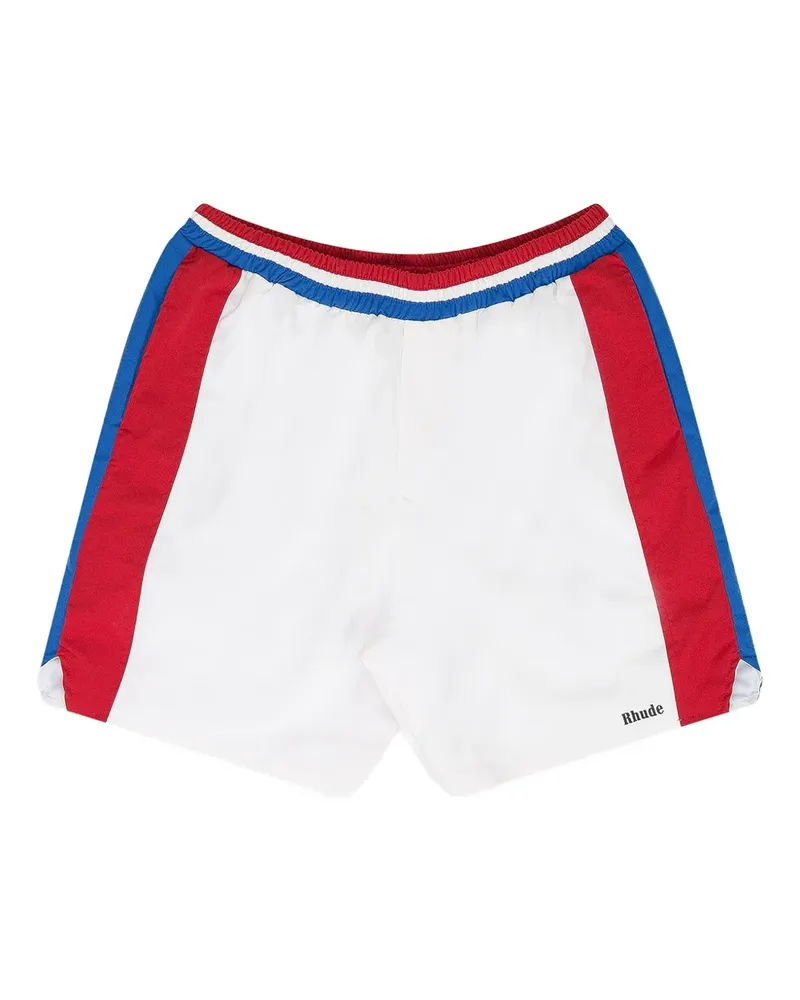 RHUDE track shorts - Weiß Weiß