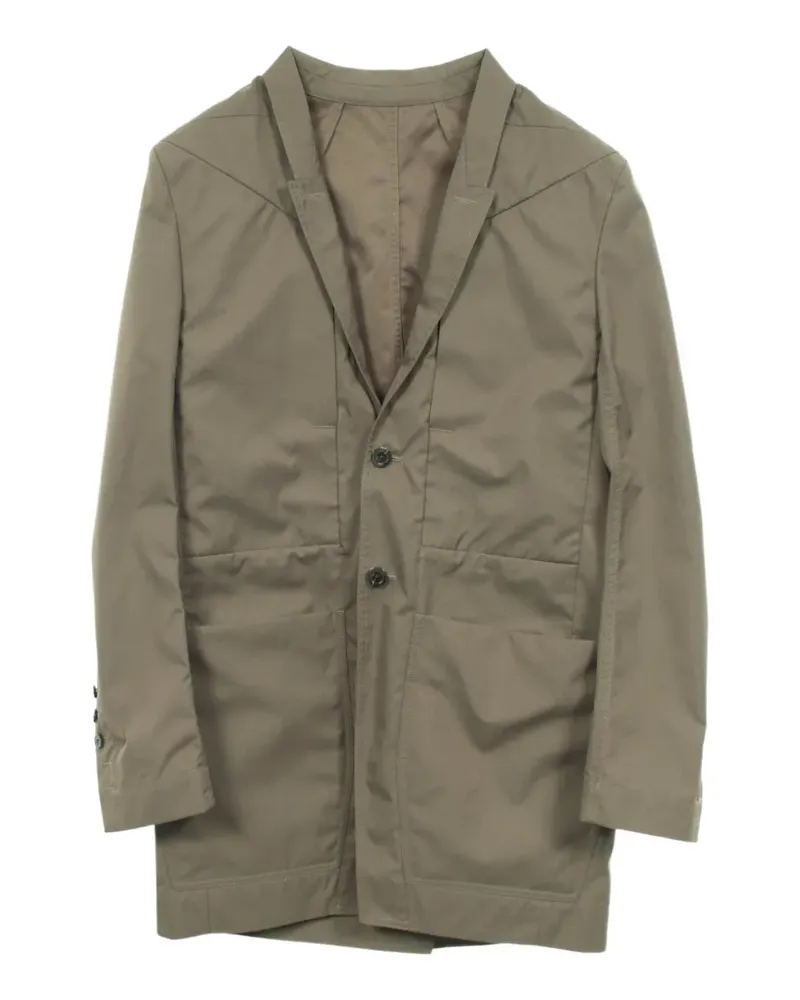 Rick Owens 2010s Lido single-breasted jacket - Nude Nude