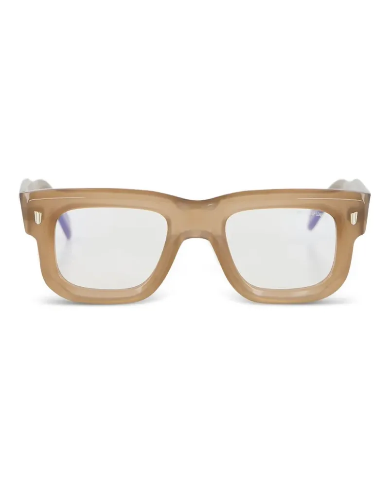 Cutler and Gross Brille mit eckigem Gestell - Braun Braun