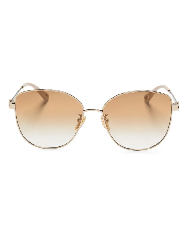 Chloé Sonnenbrille im Butterfly-Design - Gold Gold