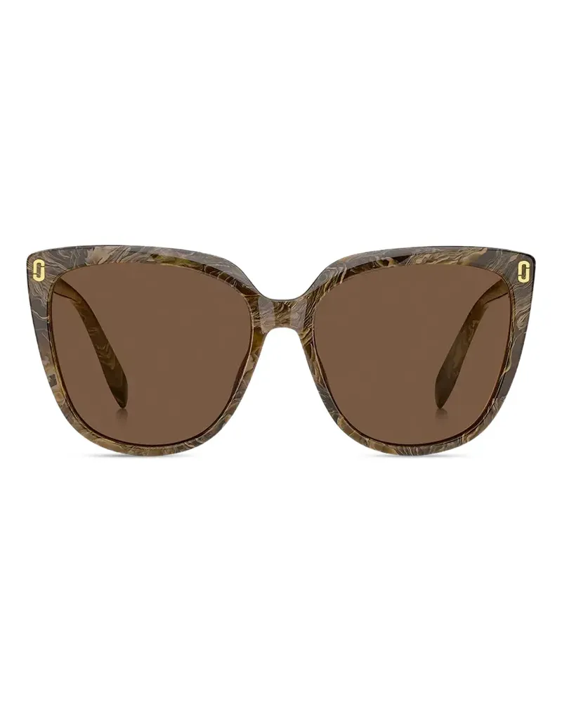 Marc Jacobs marbled cat-eye sunglasses - Braun Braun