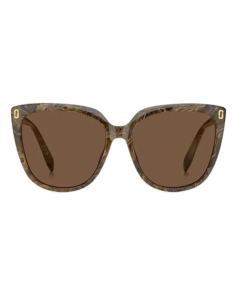 Marc Jacobs marbled cat-eye sunglasses - Braun Braun
