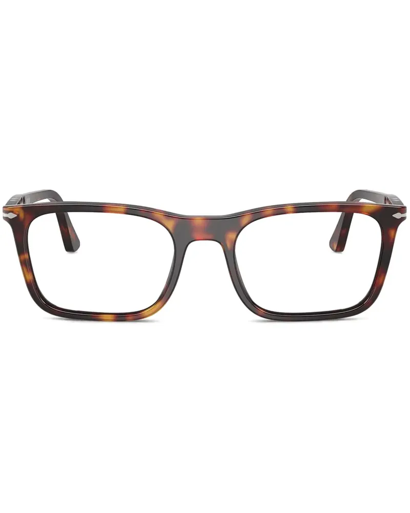 Persol Brille mit eckigem Gestell - Braun Braun