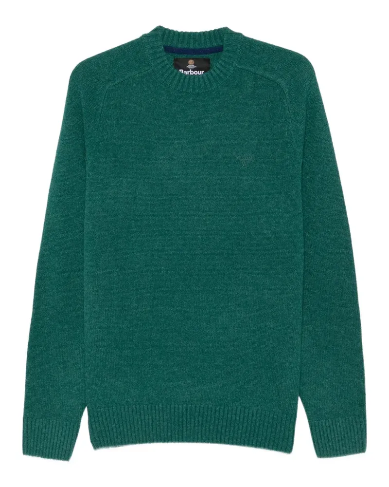 Barbour Pullover mit Logo-Stickerei - Grün Grün