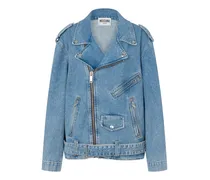Jacke mit Gürtel - Blau