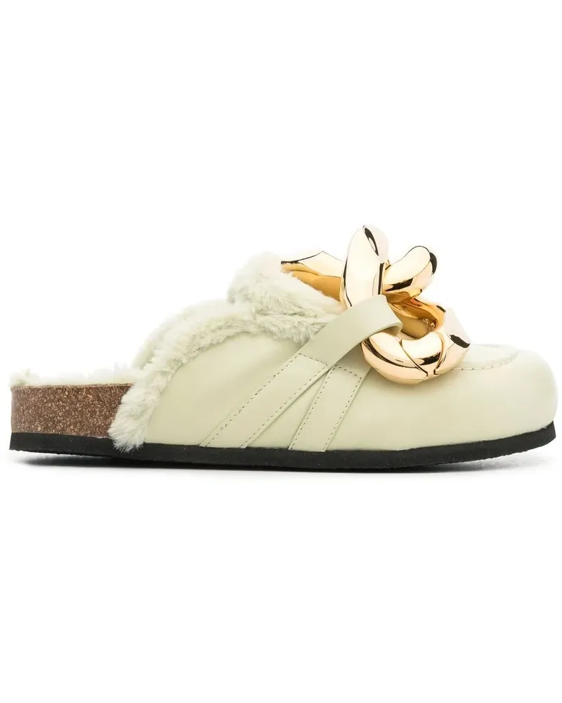 J.W.Anderson Mules aus Leder - Grün Grün