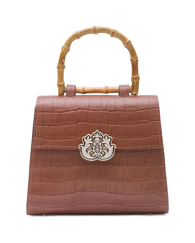 ISLA Handtasche aus Leder - Braun Braun