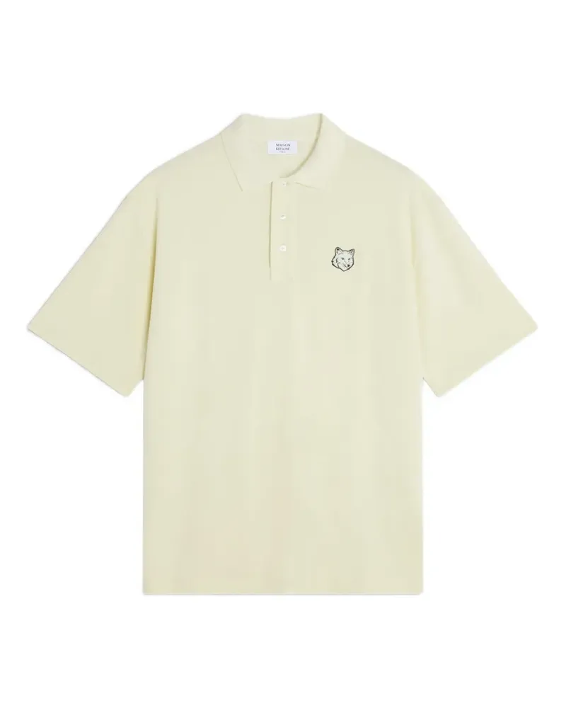 Kitsuné embroidered polo shirt - Grün Grün