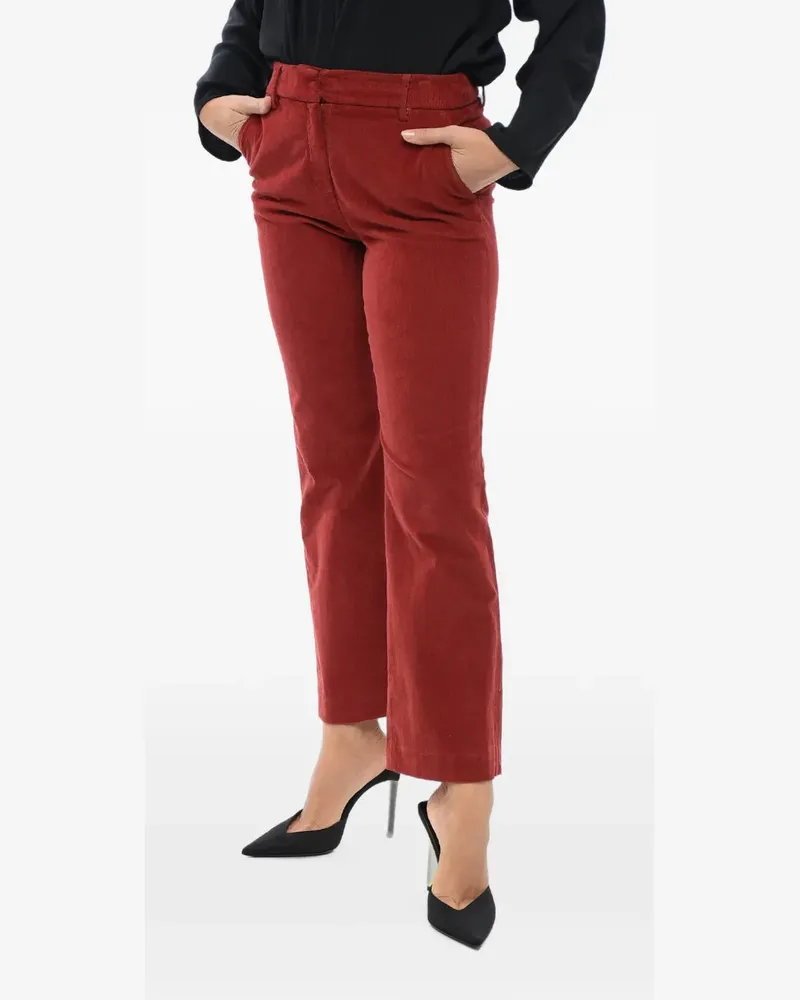 True Royal Ausgestellte Cordhose - Rot Rot