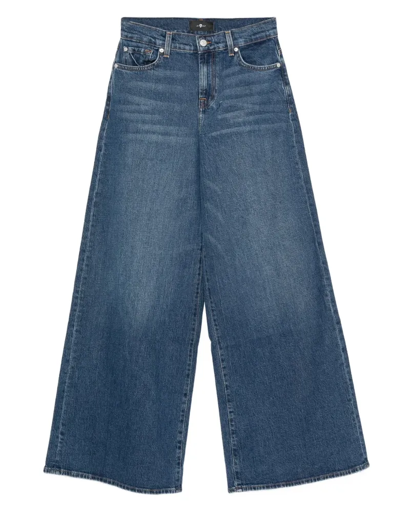 7 for all mankind Jeans mit hohem Bund - Blau Blau