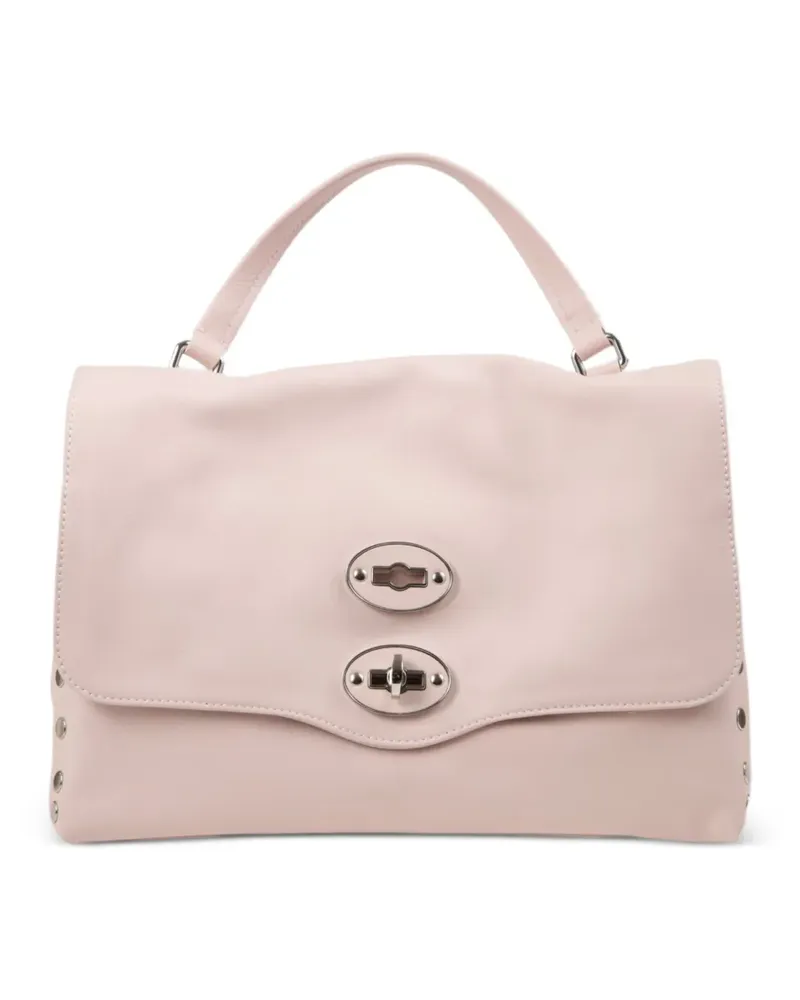 Zanellato Kleiner Postina Rivets Flap-Tote Bag - Rosa Rosa