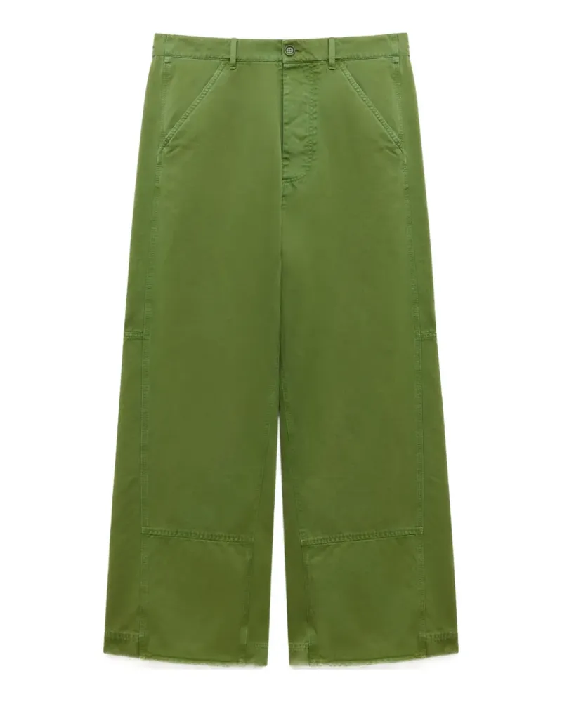 Marni embroidered carpenter trousers - Grün Grün