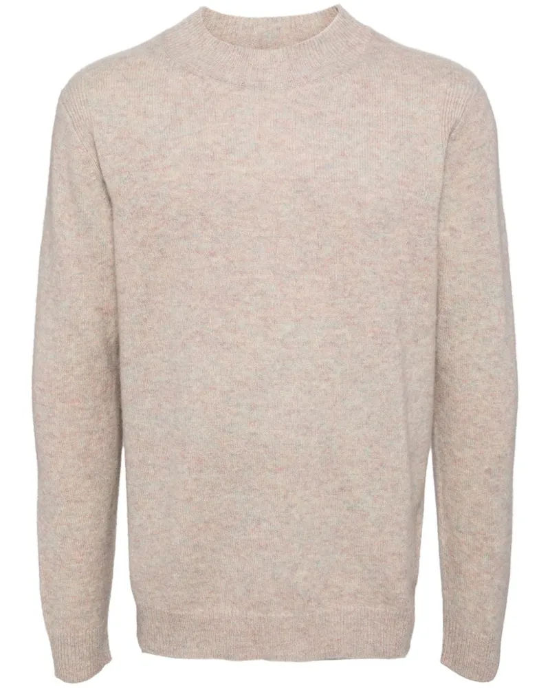 ManOnTheBoon Pullover mit Stehkragen - Nude Nude
