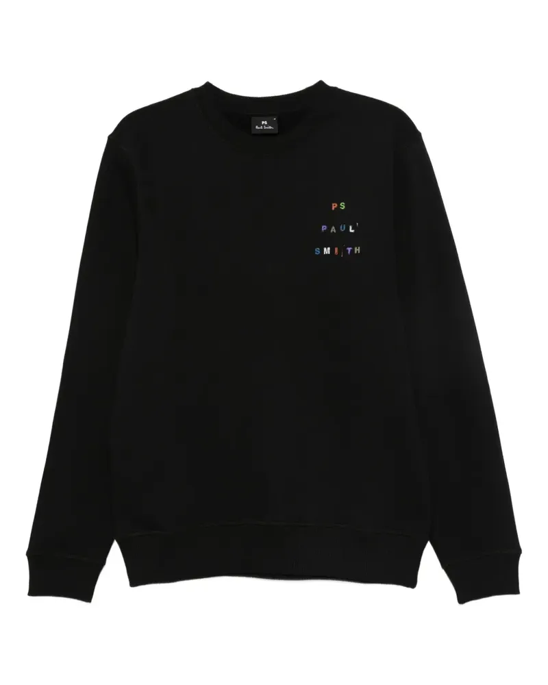 Paul Smith Sweatshirt mit Logo-Stickerei - Schwarz Schwarz