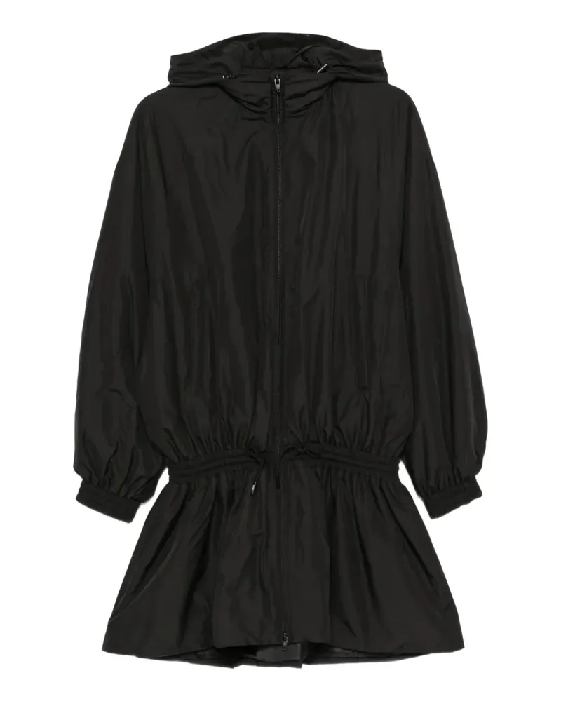 JUUN.J hooded drawstring jacket - Schwarz Schwarz