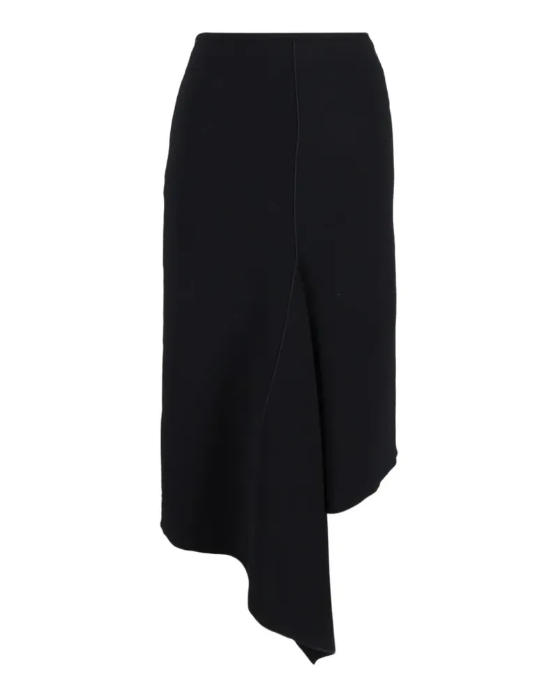 Dion Lee Asymmetrischer Midirock - Schwarz Schwarz