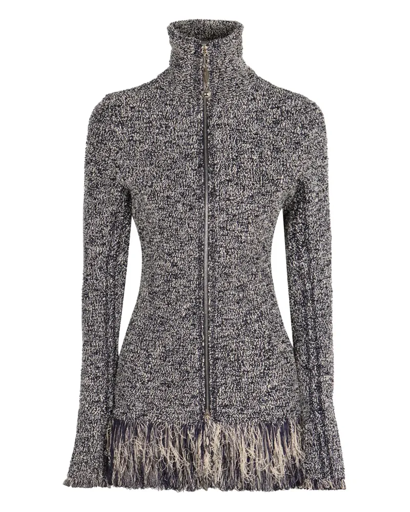 Paco Rabanne Cardigan mit Reißverschluss - Grau Grau