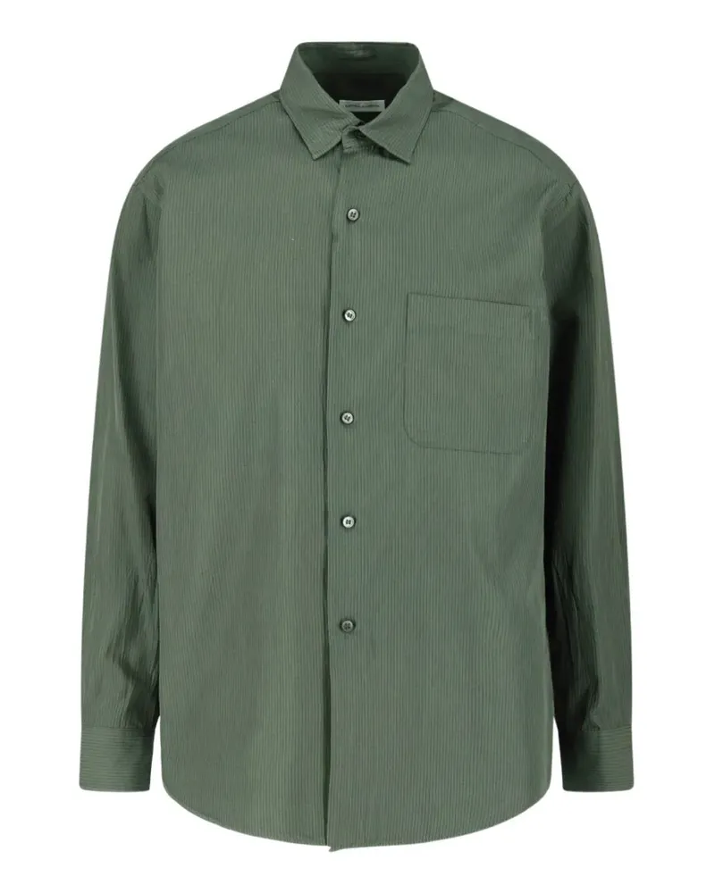 Kaptain Sunshine striped long-sleeve shirt - Grün Grün