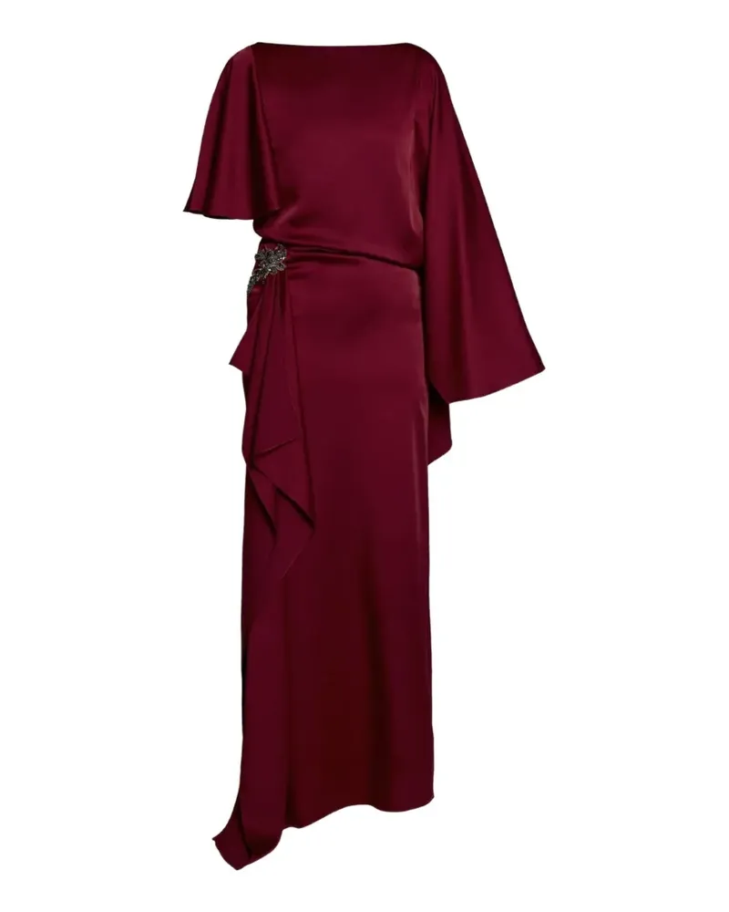 Erdem Drapiertes Abendkleid mit Verzierung - Rot Rot