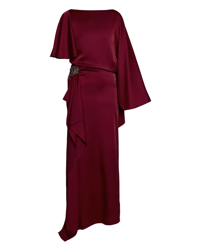 Erdem Drapiertes Abendkleid mit Verzierung - Rot Rot