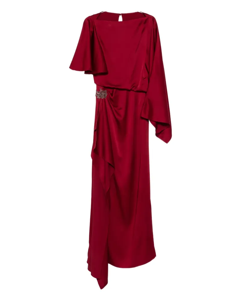 Erdem draped embellished gown - Rot Rot