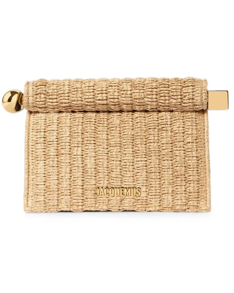 Jacquemus The Small Rond Carré Clutch - Nude Nude