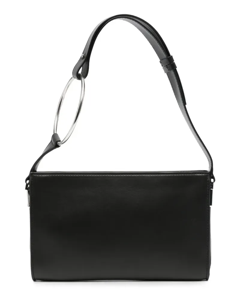 Dondup Tote Bag mit Ringhenkel - Schwarz Schwarz