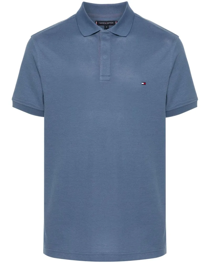 Tommy Hilfiger Poloshirt mit Logo-Stickerei - Blau Blau