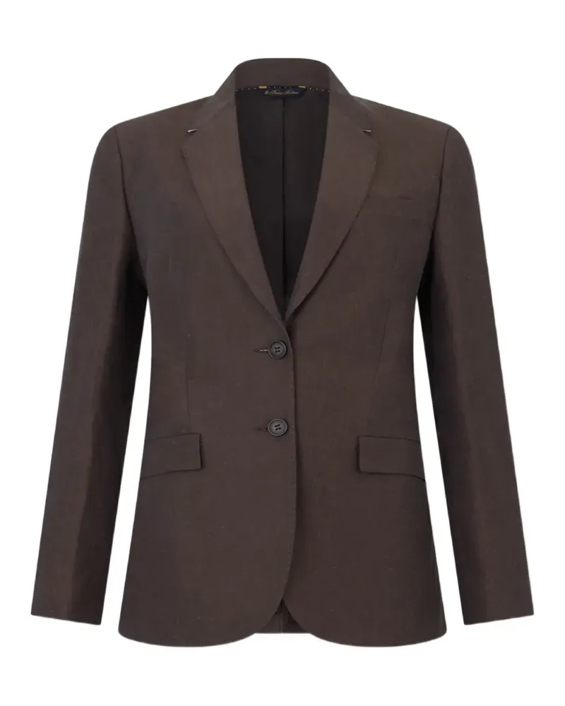 Brooks Brothers Einreihiger Blazer - Braun Braun